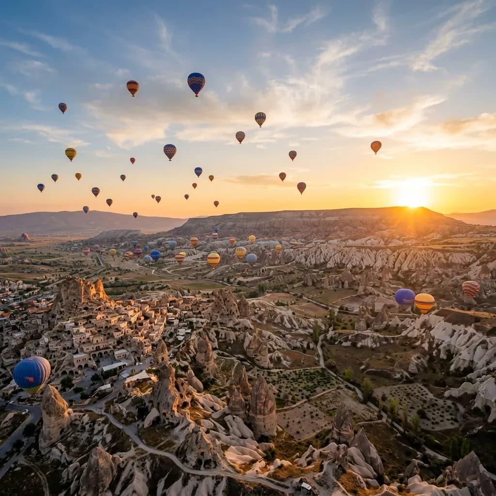 Kapadokya’da balon deneyimi: güne doğumu için pratik rehber