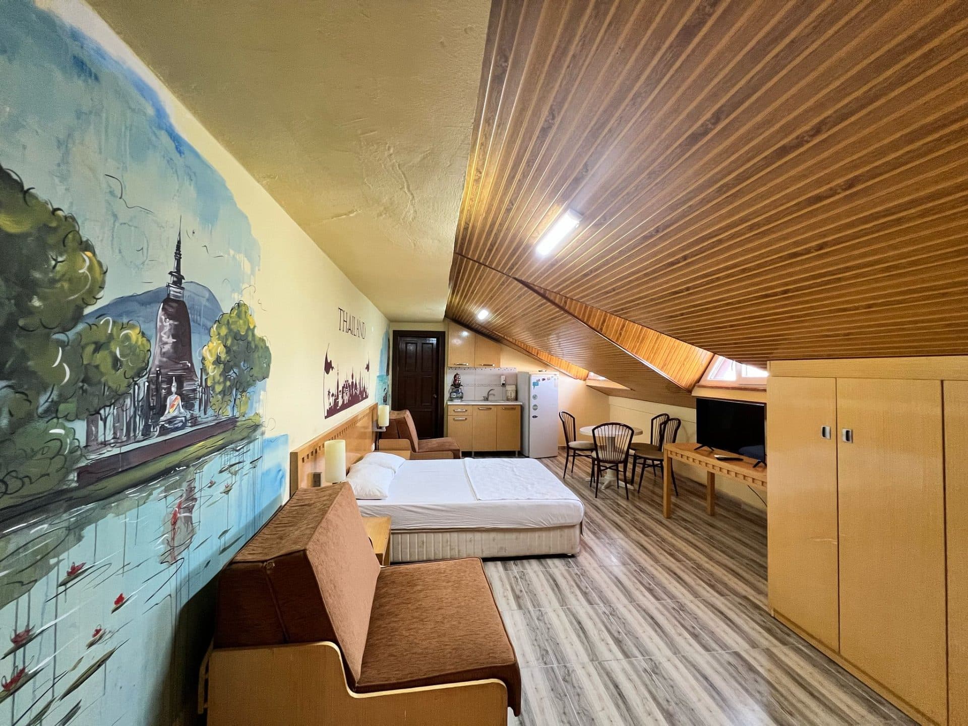 Esma Apart Otel - Country-Themed Stüdyo Mutfaklı
